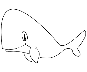 Dibujo de una ballena