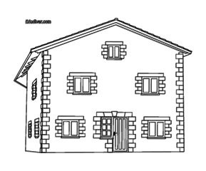 Dibujo de una casa