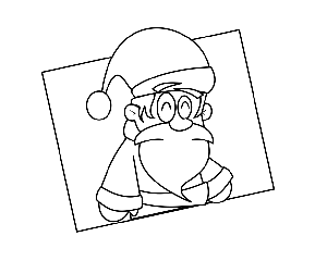 Dibujo de Pap&aacute; Noel