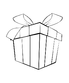 Dibujo de un regalo