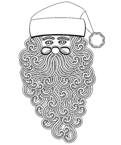 Dibujo de Santa Claus
