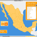 Mapa de los estados de M&eacute;xico