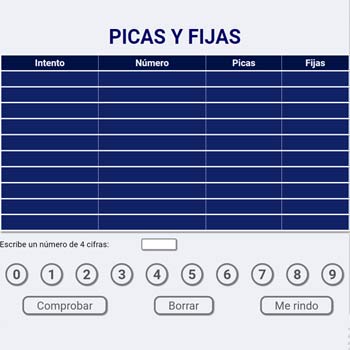 Picas y fijas