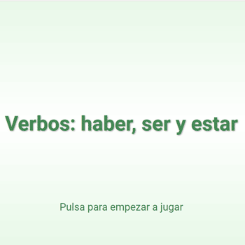 Verbos haber, ser y estar