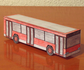 Recortable de un autob&uacute;s